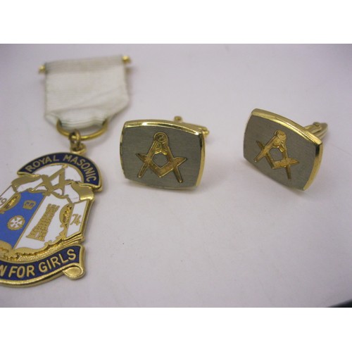 57 - A selection of Masonic collar badges including Hampshire & Isle of Wight, Middlesex and others, plus... 