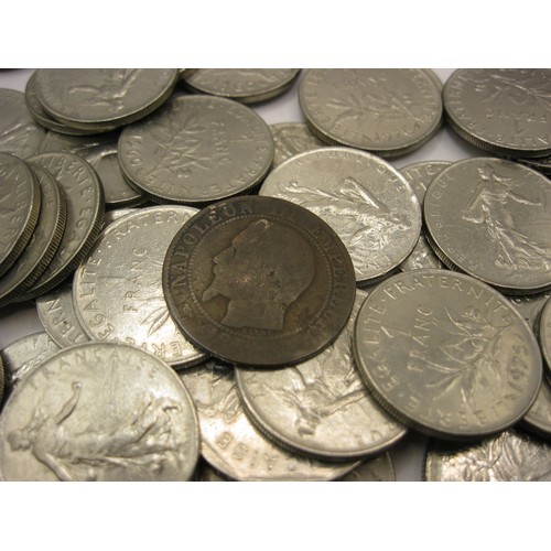 96 - A bag of mixed French coinage