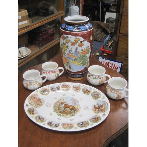 89 - Assorted Ceramics, including a Satsumawear Vase