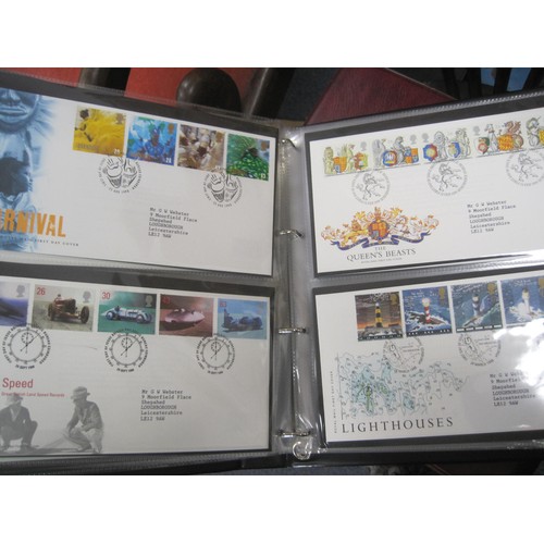 138 - 4 large folders of first day covers