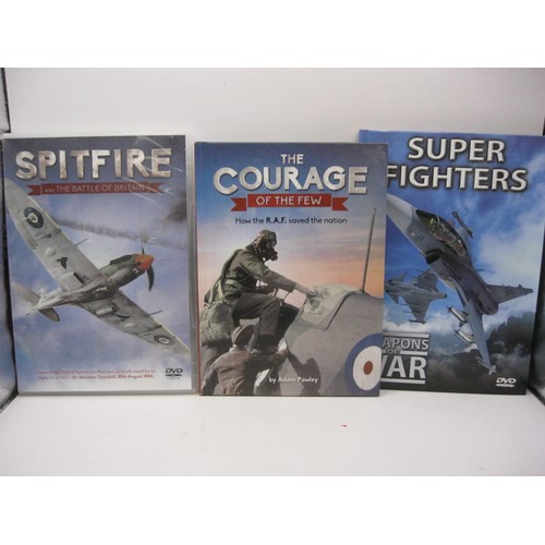 165 - A selection of items relating to the Supermarine Spitfire including a brass desk model, a first day ... 