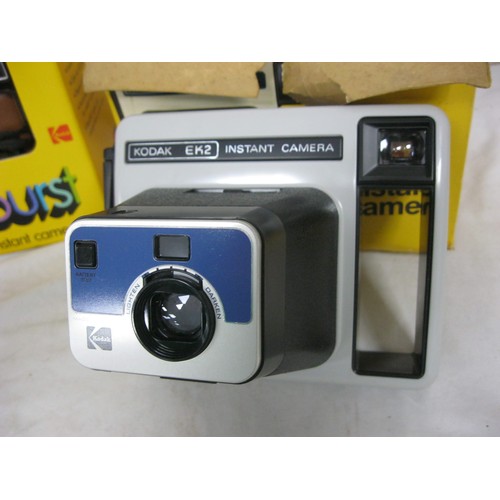 205 - A Kodak Easyshare digital camera and printer, boxed, a Kodak Instant Film EK2 in original box and pa... 