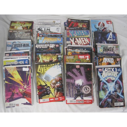 174 - A selection of 100+ Marvel comics, all in extremely good order