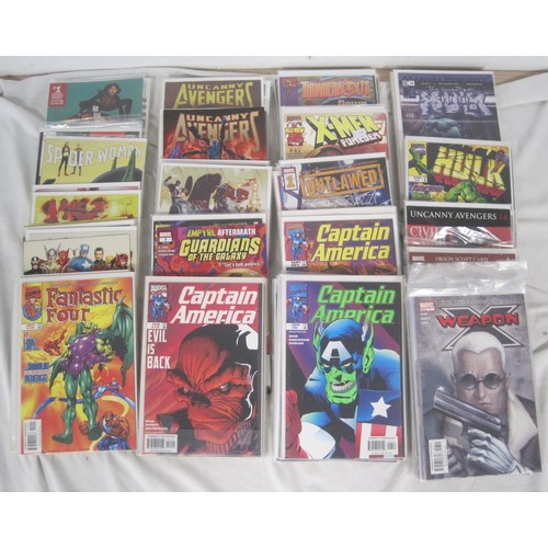 175 - A selection of 100+ Marvel comics, all in extremely good order