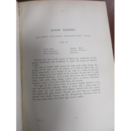 47 - A Natural History of the Nests & Eggs of British Birds, 2nd Edition, Volume I only, Morris, the Rev ... 