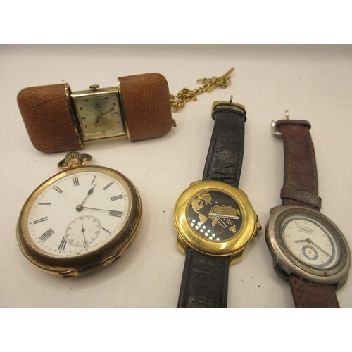 17 - Two Bulova United Colours of Benetton wristwatches, used but in decent condition, require at least b... 