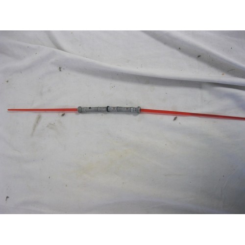 136 - 18 Inch figurine of Darth Maul complete with his original light Saber . Magnetic version.