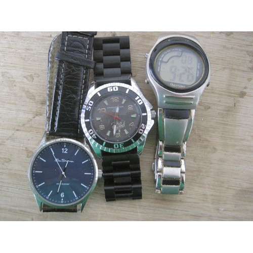 176 - A Predator Quartz 5 ATM, Ben Sherman Quartz and Ibertime Digital Quartz watches, all in good working... 