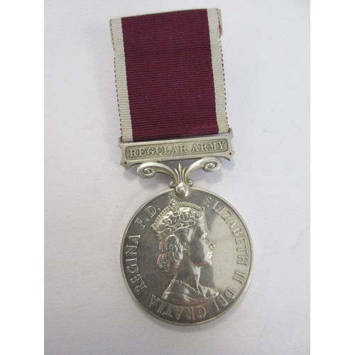 3 - A Queen Elizabeth II Army Long Service & Good Conduct Medal with 'Regular Army' clasp named to 23534... 