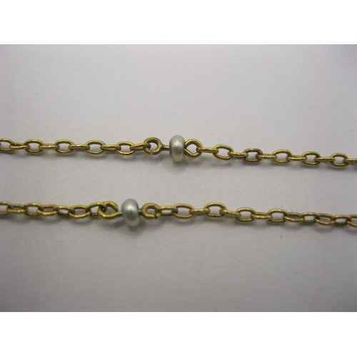 6 - A 9 carat gold circular locket pendant on chain. The locket with British hallmarks within, gross wei... 