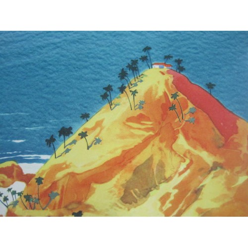 40 - Iconic pre WW2 German Zeppelin travel poster designed by Jupp Wiertz (1888-1939) in 1936. Published ... 