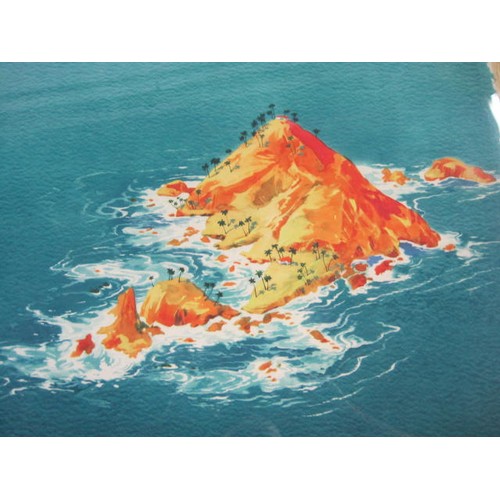 40 - Iconic pre WW2 German Zeppelin travel poster designed by Jupp Wiertz (1888-1939) in 1936. Published ... 