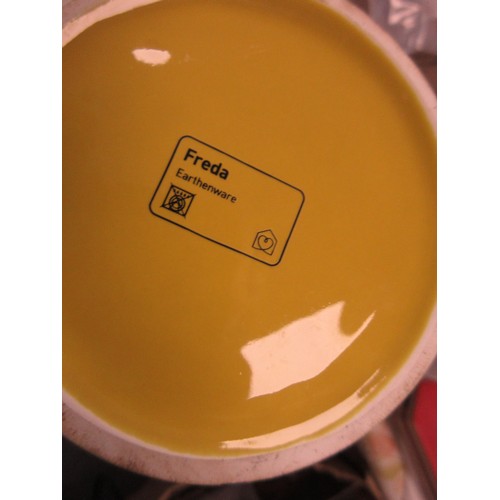 9 - 3 'Freda' pots, very colourful, all in good order