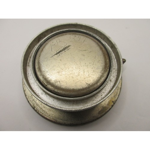 39 - A 1930s Luftwaffe issue Kienzle panel clock, 8 day mechanism, model FL 22602, likely from a Junkers ... 