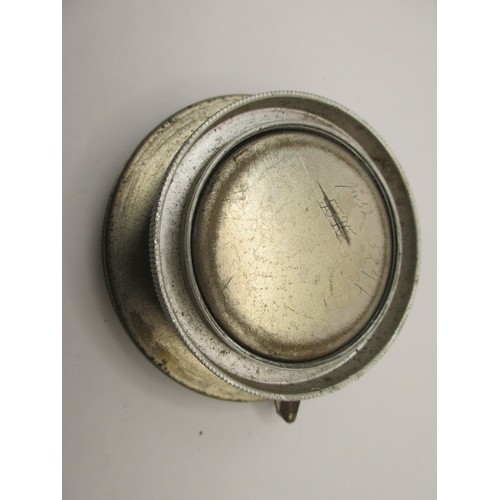 39 - A 1930s Luftwaffe issue Kienzle panel clock, 8 day mechanism, model FL 22602, likely from a Junkers ... 