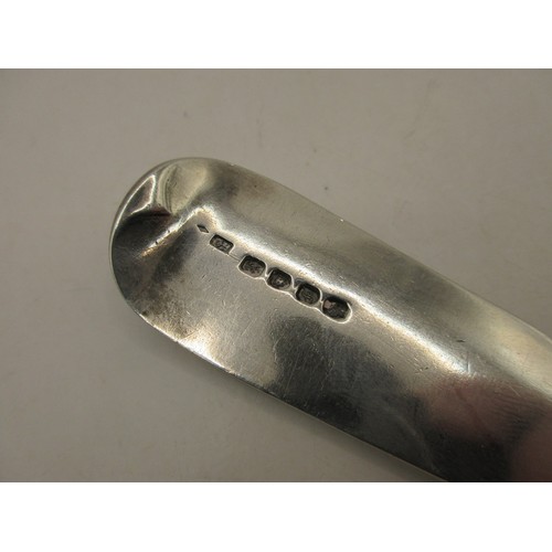 42 - A substantial sterling silver ladle in overall good order (slight denting to bowl), monogrammed 'S' ... 