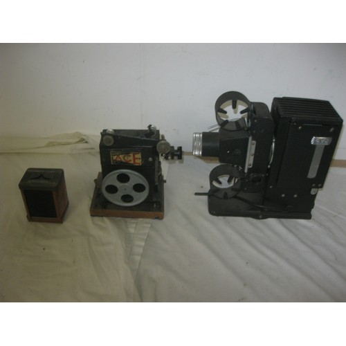 59 - Vintage AMP (Advanced Mechanical Productions) Projector, Pathescope 9.5mm projector, plus Ensign Lam... 