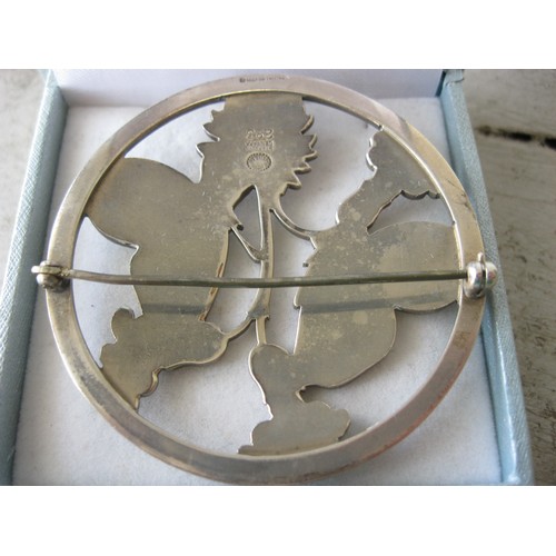 5 - George Jenson Butterfly brooch .Fully marked to rear 