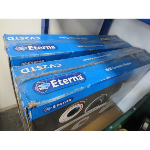 44 - Two boxed Eterna 2-kilowatt convector heaters