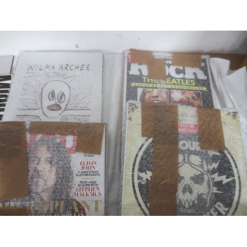 208 - A selection of concert programmes including Michael Jackson, Whitney Houston etc plus 40+ magazines