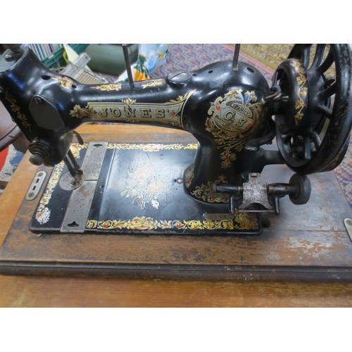 204 - Early 20th Century Jones Sewing Machine (unboxed)