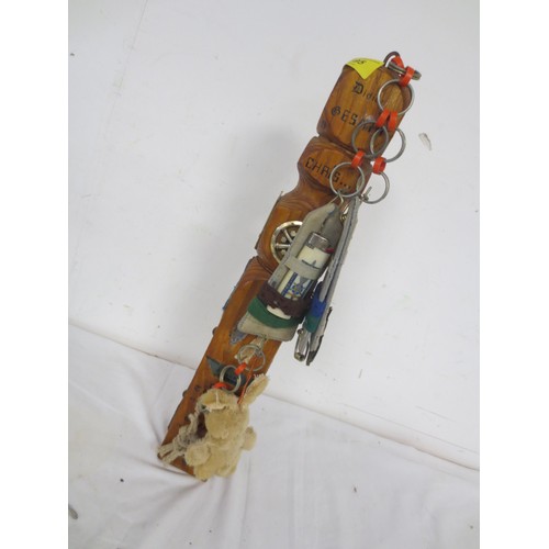 195 - A French military souvenir named for 4 conscripted troopers in December 1976 on their leaving, namel... 