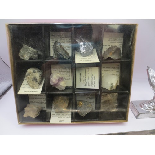 208 - An assortment of militaria and other items including RN chevron in bullion braid, a cap tally for HM... 