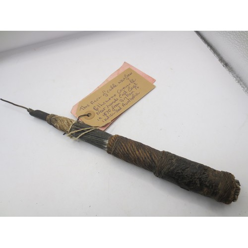 184 - A section of the first undersea telephone cable which ran from Cornwall to India and on to Australia