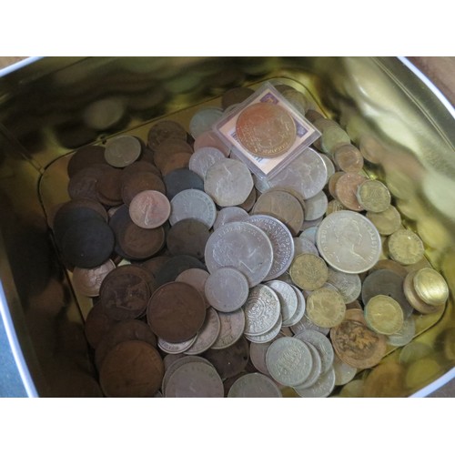 232 - A tub of mixed coinage