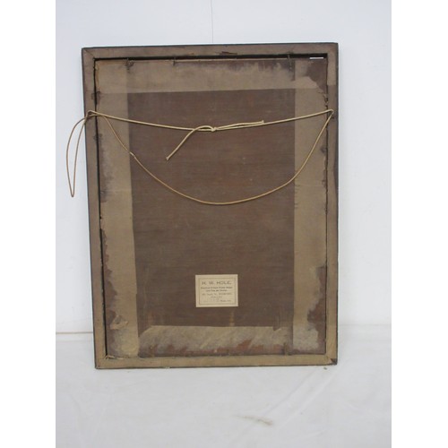 31 - A Chinese pith painting depicting a vase on stand and objects, 19.5cm x 14.5cm, glazed and in a gilt... 