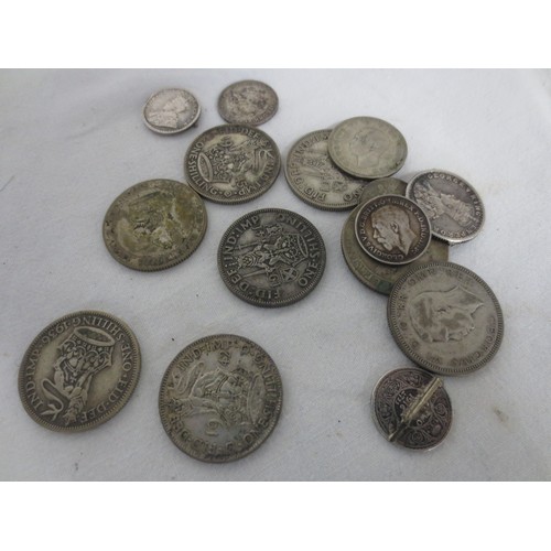 34 - A selection of silver coinage of George V & George VI, all at least .500 silver, some .925: George V... 