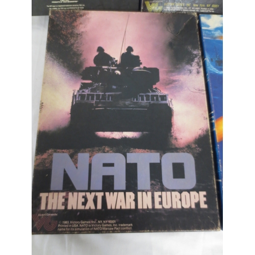 2 - 5 x vintage 1980s war games in original boxes, appear to be complete and in very good order comprisi... 