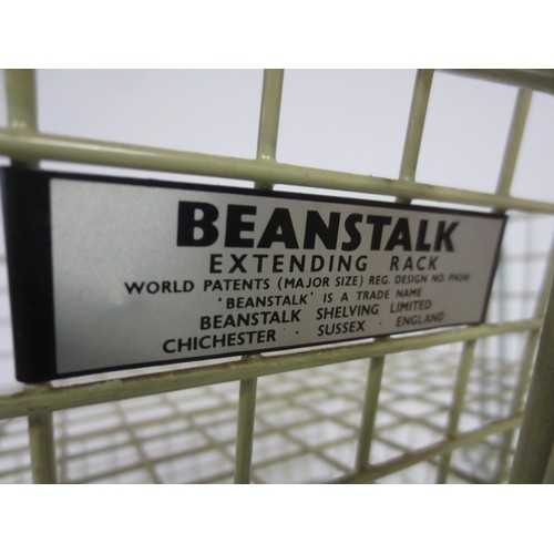 24 - A set of vintage Beanstalk in/out trays in coated mesh metal, with upper tray extensions, in good or... 