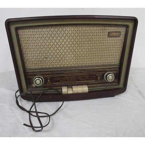 52 - A vintage valve radio in decent cosmetic condition