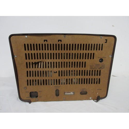 52 - A vintage valve radio in decent cosmetic condition