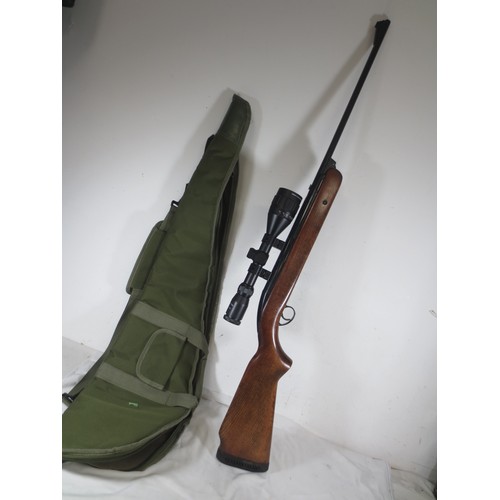8 - A BSA Mercury .22 calibre air rifle fitted with 3-9x50 Mountmaster NikkoSterling Telescopic, the who... 