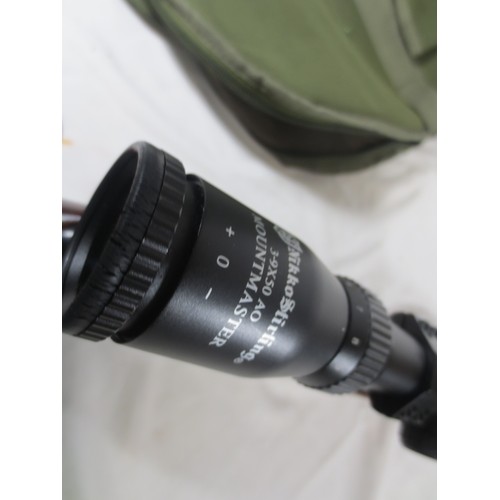 8 - A BSA Mercury .22 calibre air rifle fitted with 3-9x50 Mountmaster NikkoSterling Telescopic, the who... 