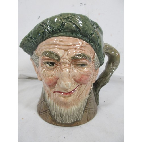 128 - A vintage Royal Doulton musical character jug 'The Campbells are Coming' with Thorens musical moveme... 