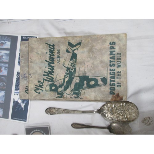 152 - A Selection of First day covers,  two Stamp Albums, old 10 shilling note ( not in the best condition... 