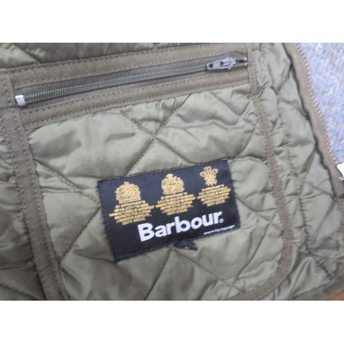 161 - A Barbour fishing gilet, used but in good order, two pairs of moleskin breeches (one by Hucklecote, ... 