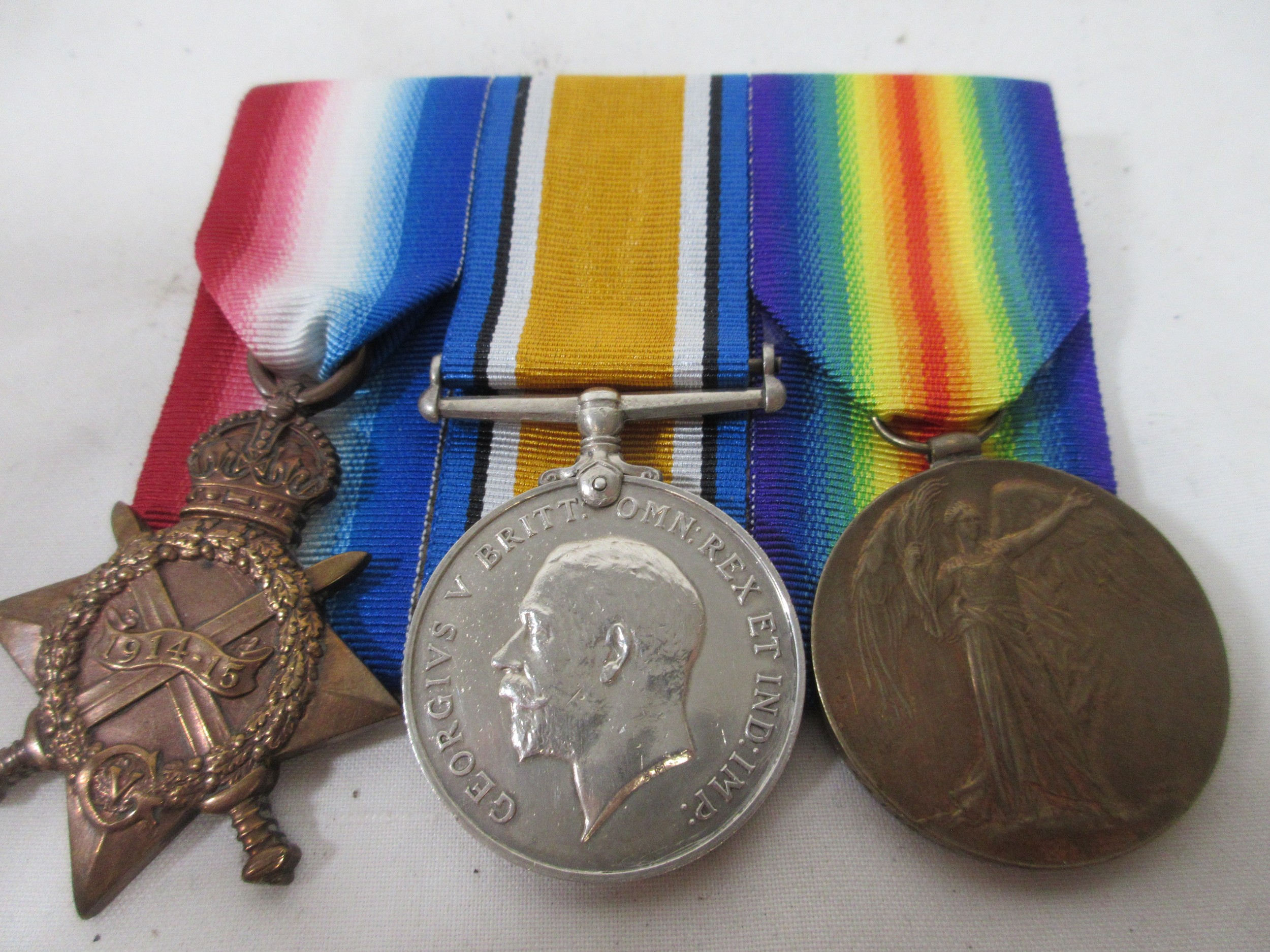 A WW1 Trio awarded to J44175 P H Pearce AB RN of Verwood, Dorset: he ...