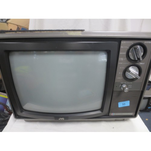 33 - A JVC VH214PSW Video Monitor multi-standard - PAL, SECAM & NTSC