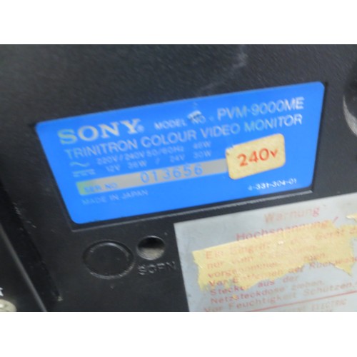 44 - A Sony PVM-900ME Colour Trinitron Video Monitor
