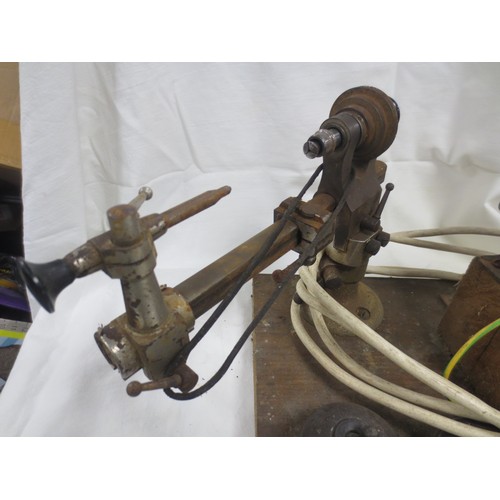 54 - A vintage watchmaker's lathe