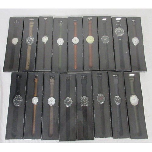 56 - 17 Eagle Moss copies of world military wristwatches as new in boxes