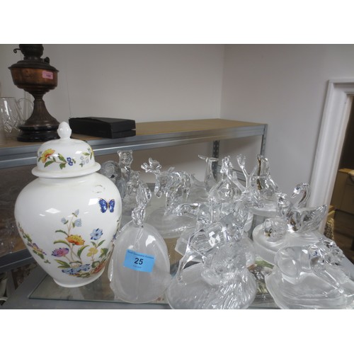 25 - Another selection of RCR rock crystal figures all as per pictures.