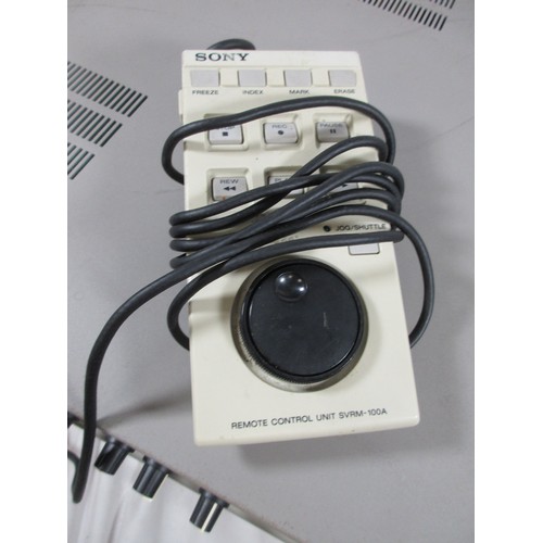 20 - A Sony UVW 1800P Betacam SP VCR + Remote SVRM 100A