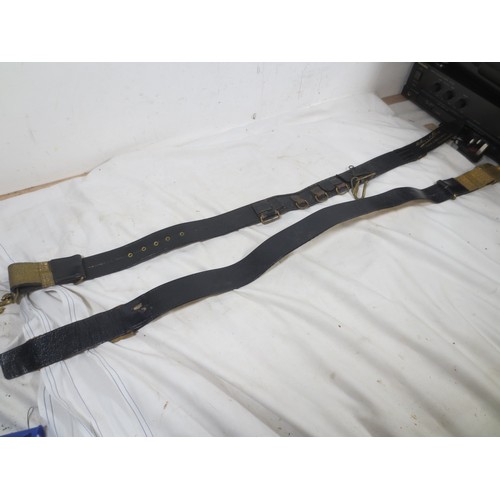 49 - A pair of Victorian full dress officer's belts in very good order, originally belonging to Brigadier... 
