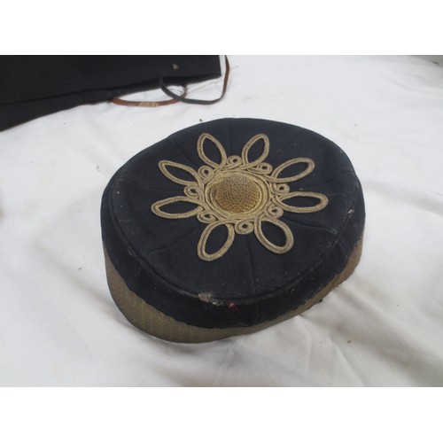 51 - A pair of Victorian Royal Artillery officer's pillbox caps and an officer's side- or forage-cap of s... 