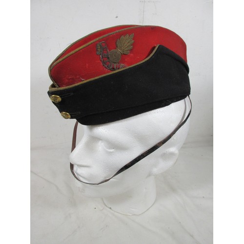 51 - A pair of Victorian Royal Artillery officer's pillbox caps and an officer's side- or forage-cap of s... 